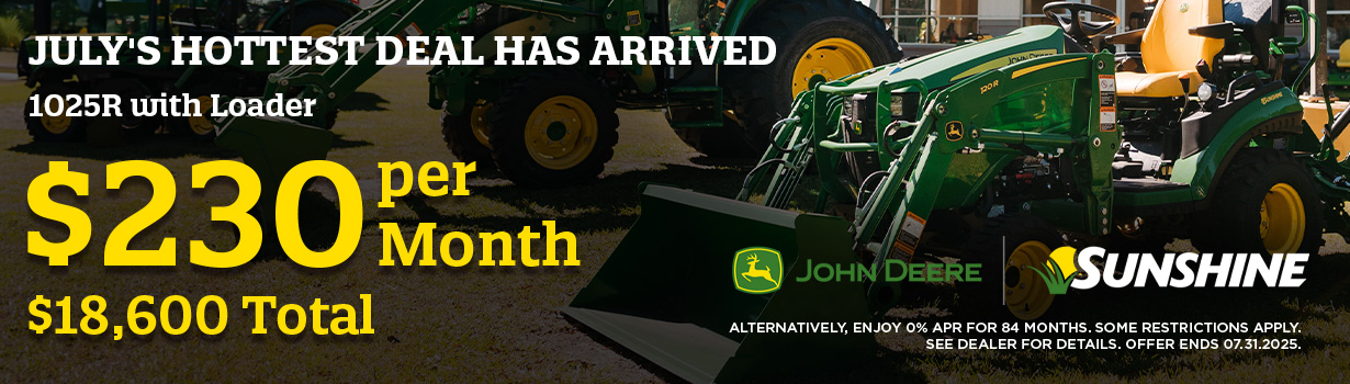 1025R Tractor Sale