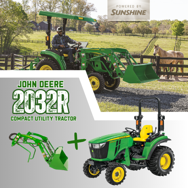 2032R (32 hp) John Deere Tractor Package Special